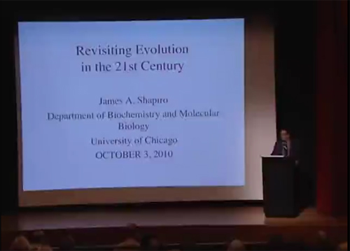Revisting Evolution in the 21th century. Videovortrag von James A. Shapiro
