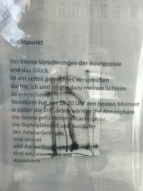 Detail - Toni Kleinlercher,  Fluchtpunkt 2025